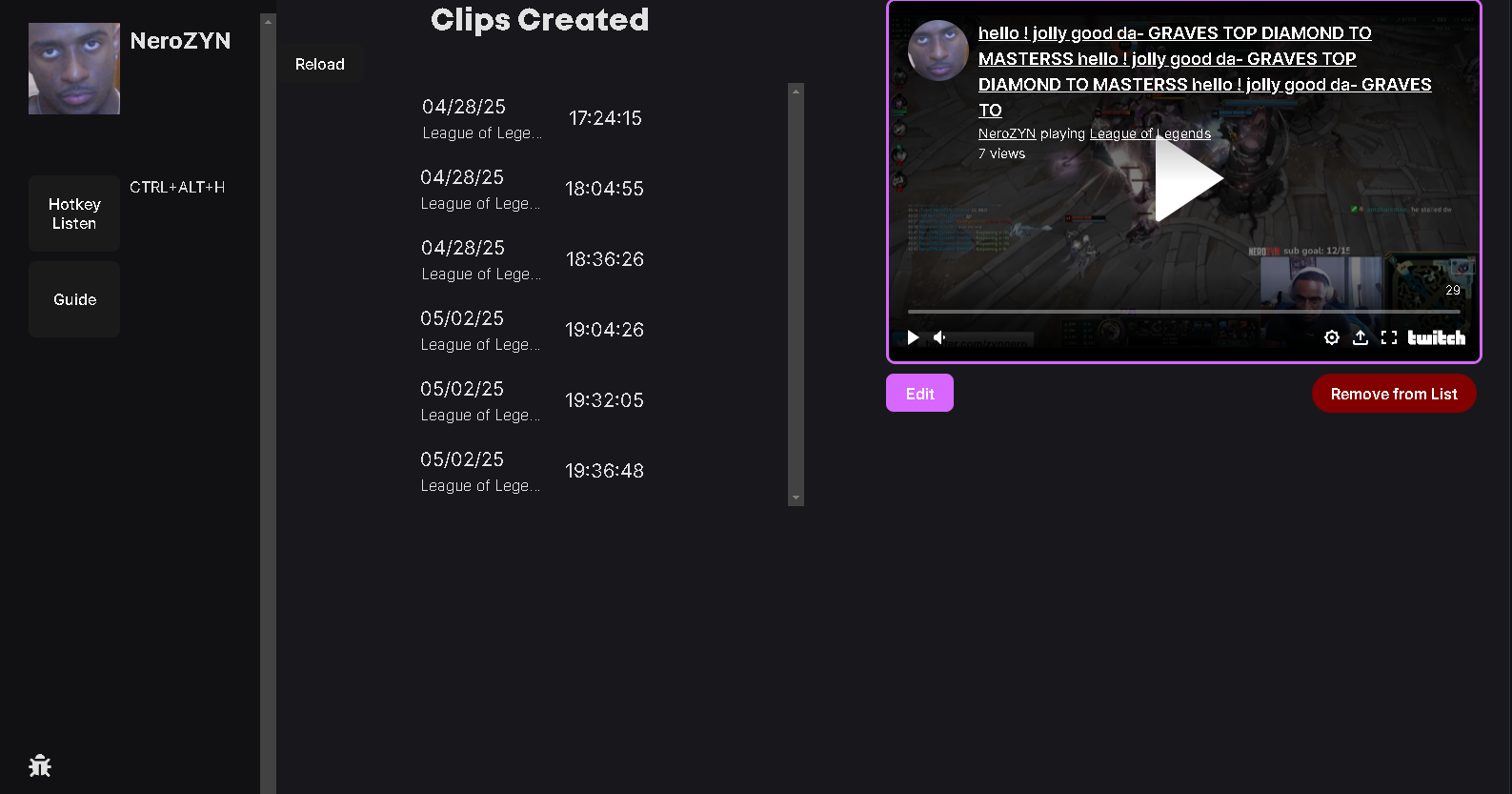 QuickClips in Action